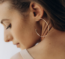 Boucles d'oreilles - Créoles N°1 Sinueuses - Jeannette