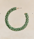 LOC - Sezane - Boucles d'oreilles Athena vert - A1310