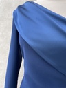 CARDIÉ - Robe Bleue Asymétrique Longue - C03344