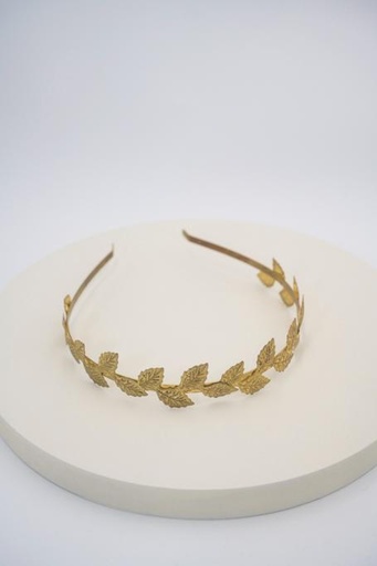 [A818] Headband Doré 24 feuilles enchevetrées - A818