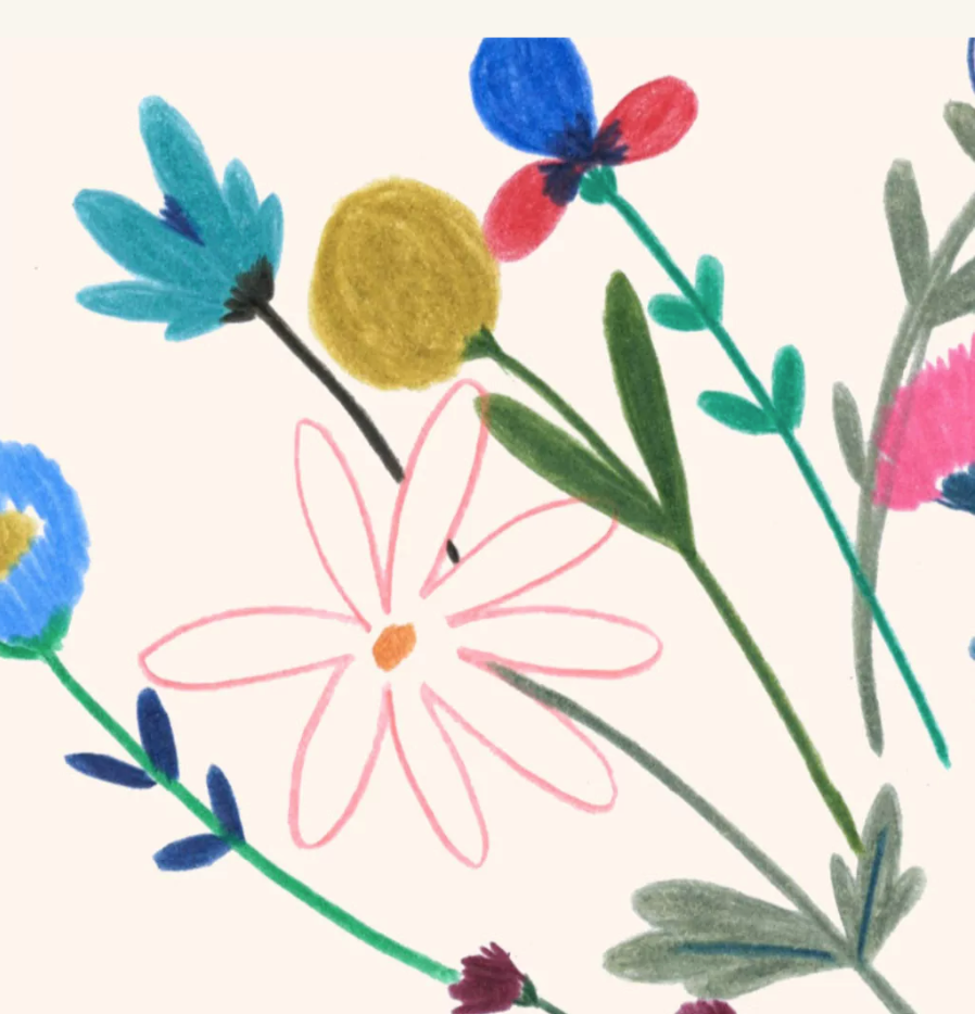 Carte Petites Fleurs - Season Paper