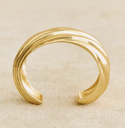 Loc - Bijoux - Bracelet manchette dorée - Suzanne - A1059