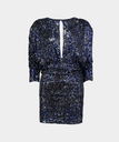 ANIYE BY - Robe courte sequins bleus - C02994