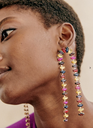 LOC - Sezane - Boucles d'oreilles Abby multicolor  - A1309