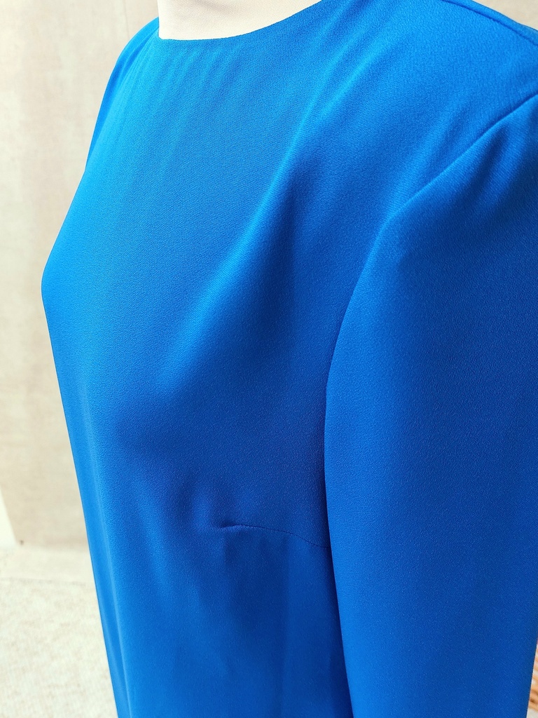 Lady Pipa - Robe bleue dos nue franges - C03370