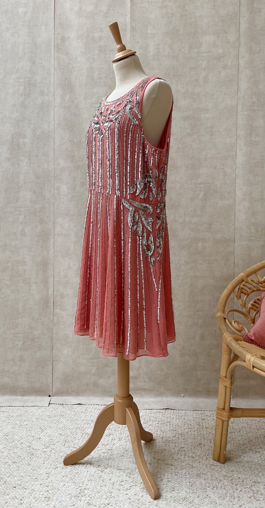 Frock & Frill - Robe courte rose et paillettes - C03317