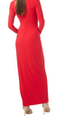 RALPH LAUREN - Robe longue rouge  - C03517
