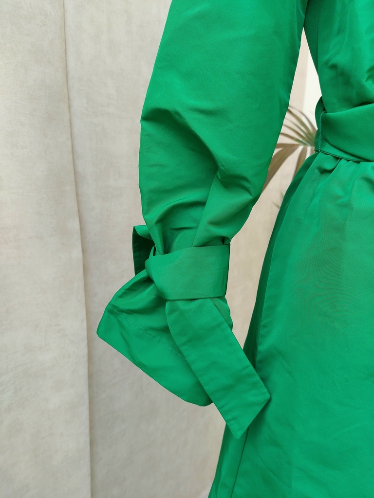 CAROLINA HERRERA- Robe longue verte  - C03540