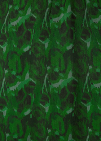 LAAGAM - Robe mi-longue verte  - C03576