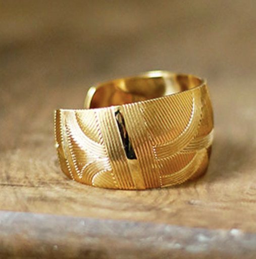 LOC - SEZANE - Bijoux - Bracelet manchette doré esprit Gatsby - A1251