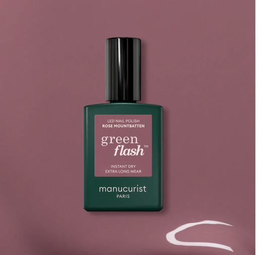 Vernis semi-permanent Green Flash Rose Mountbatten - Manucurist