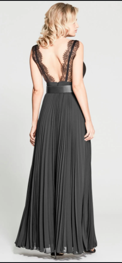 [C01818] MARCIANO (GUESS) - Robe Maxi noire  - C01818