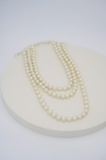 [A1115] LOC - Bijoux - Collier années 20 perles Num 2  - A1115