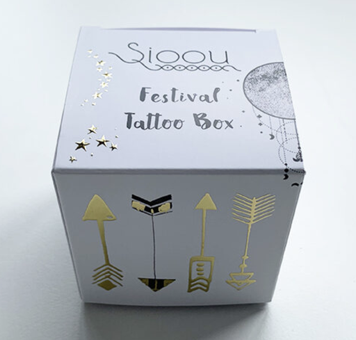 Tatouage éphémère TATOO BOX FESTIVAL(x12) - Sioou