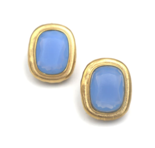 [A1326] Loc - Bijoux - Boucles d'oreilles Bleu Camille - A1326