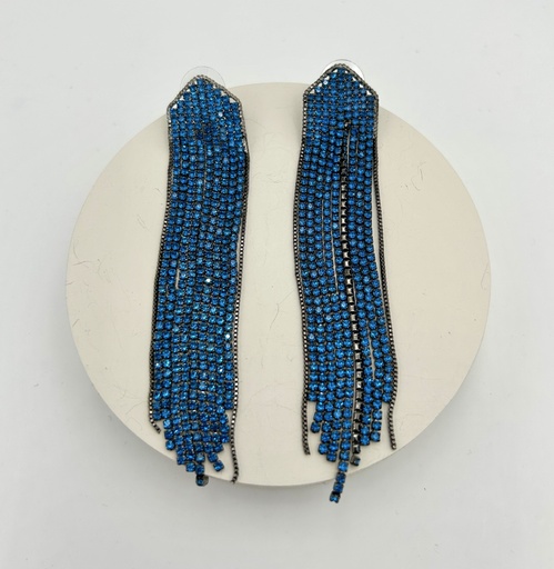 [A1375] LOC - Boucles D'oreilles bleues - Bijoux - A1375