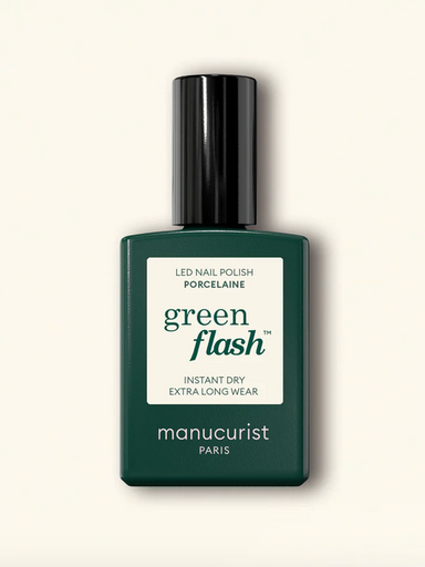 Vernis semi-permanent Green Flash - PORCELAINE - Manucurist