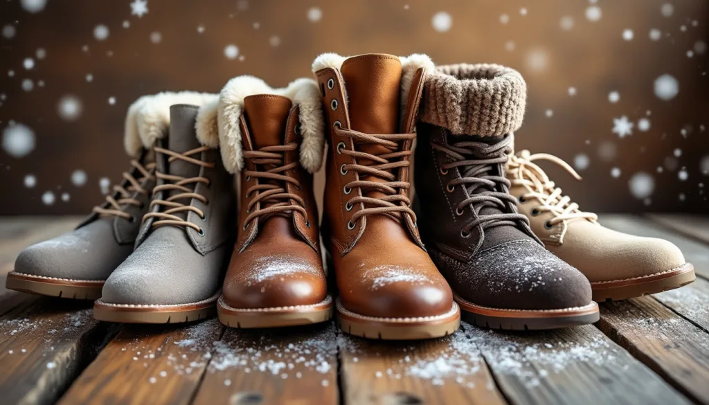 découvrez les meilleures matières pour vos chaussures d'hiver et assurez-vous de rester au chaud et au sec tout au long de la saison. des options comme le cuir, le daim, et des textiles techniques vous attendent pour allier style et confort.