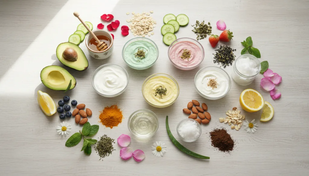 découvrez 28 recettes de masques visage maison faciles et naturelles pour sublimer votre peau et lui apporter éclat et douceur au quotidien.