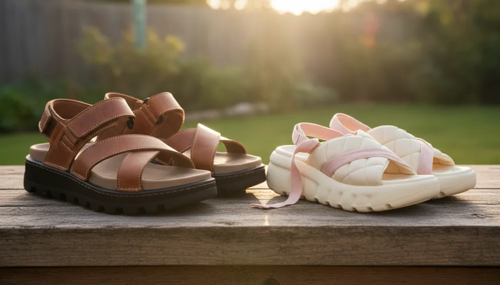 découvrez quelle sandale choisir entre babunkers et billowy pour un confort optimal. comparez styles, matériaux et sensations pour vos pieds.